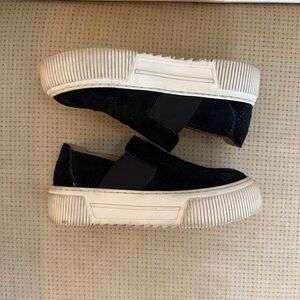 Leather Platform Sneakers